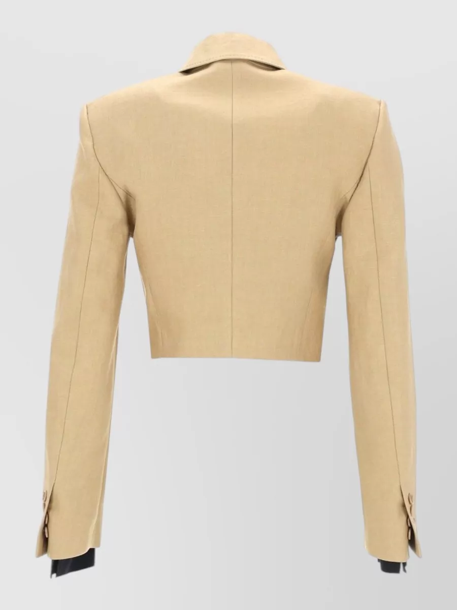 Max Mara Linen Cropped Jacket