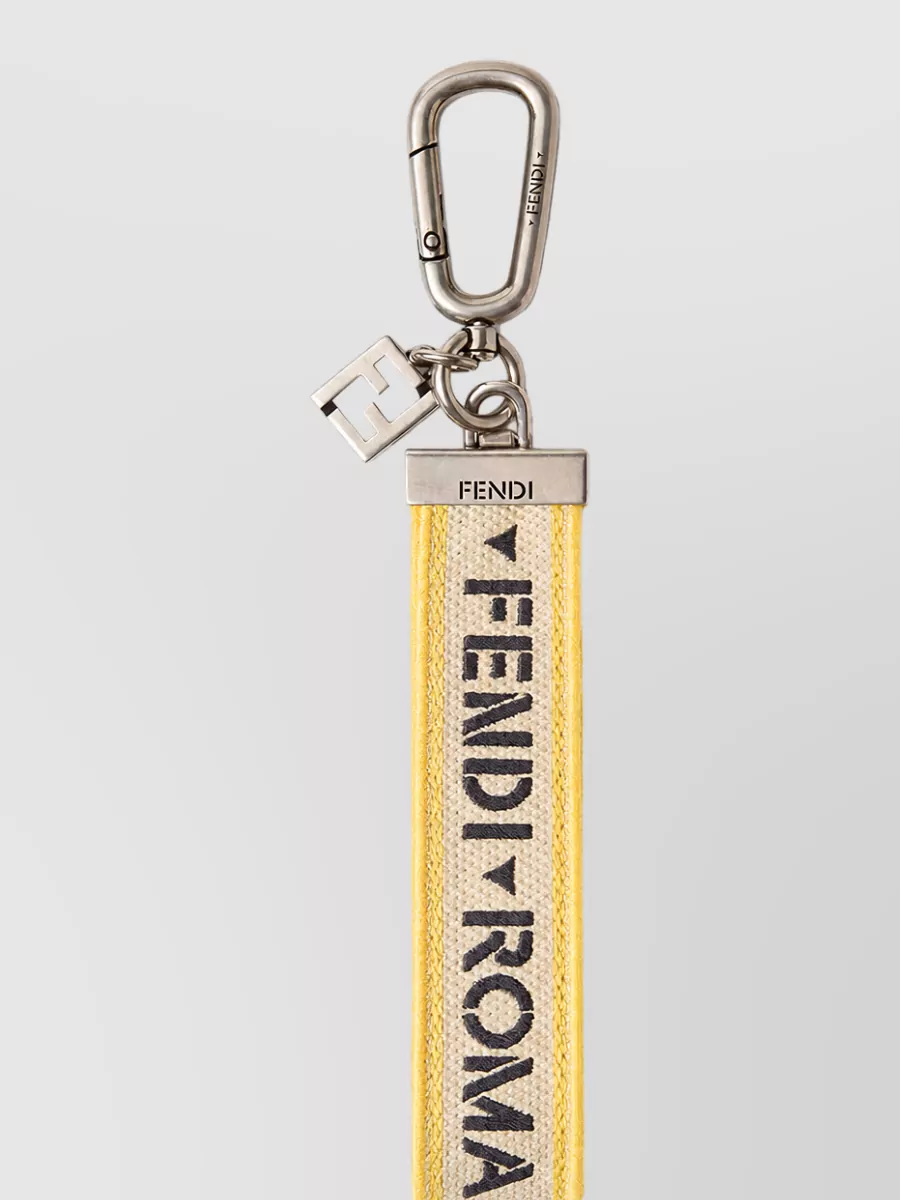 Fendi logo-embellished keyring