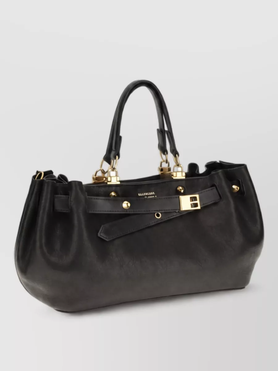 Balenciaga Cabas Leather Shoulder Bag