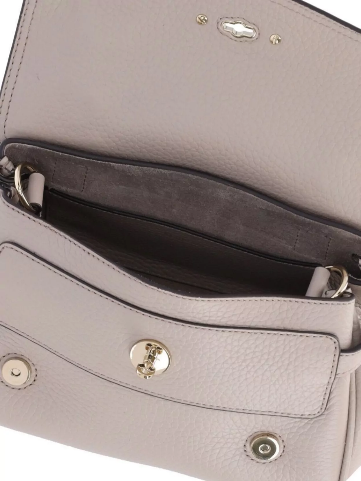 Mulberry Woven Handle Cross-Body Bag With Buckle Detail