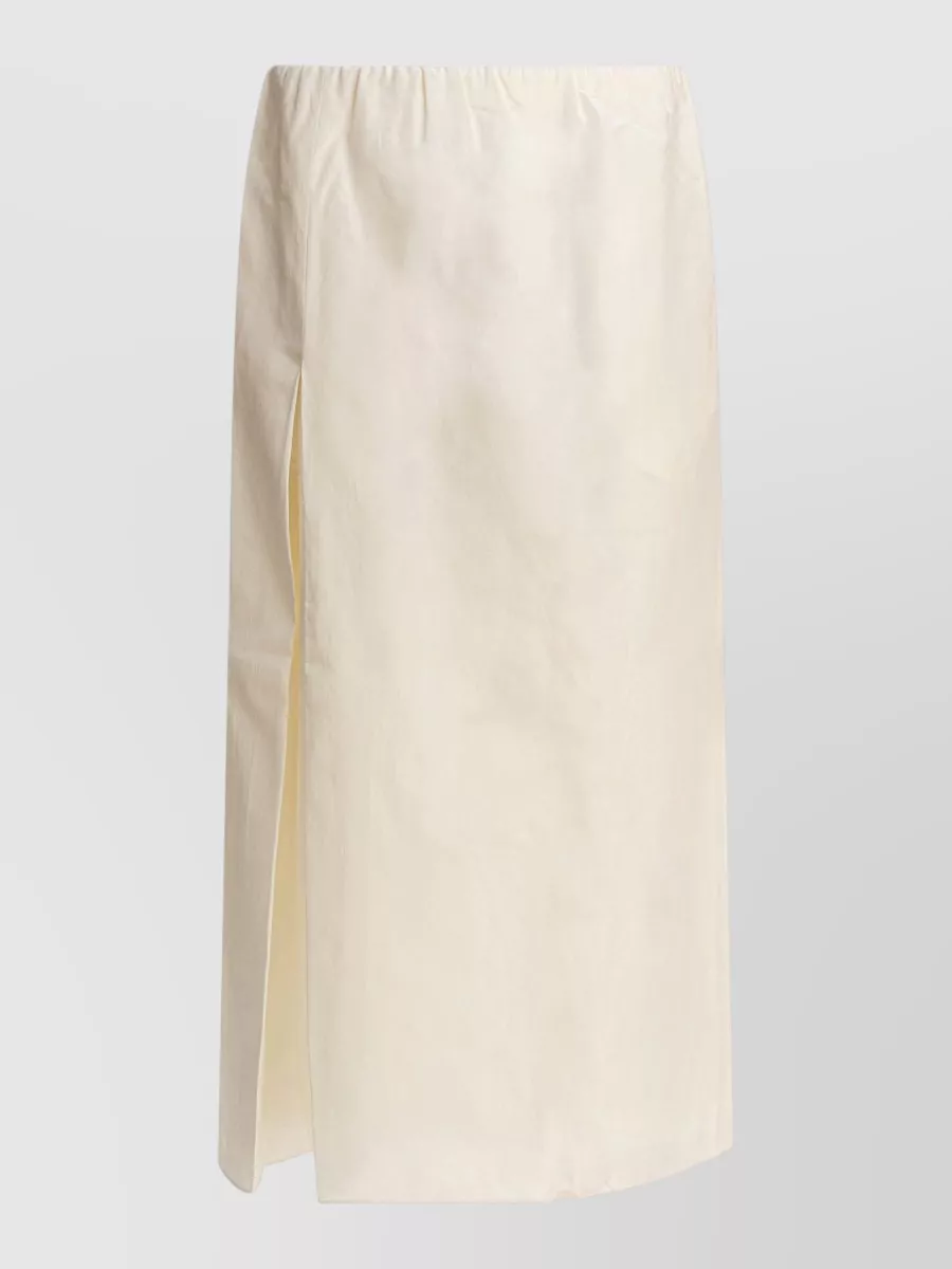 Loulou Studio Silk Straight Skirt