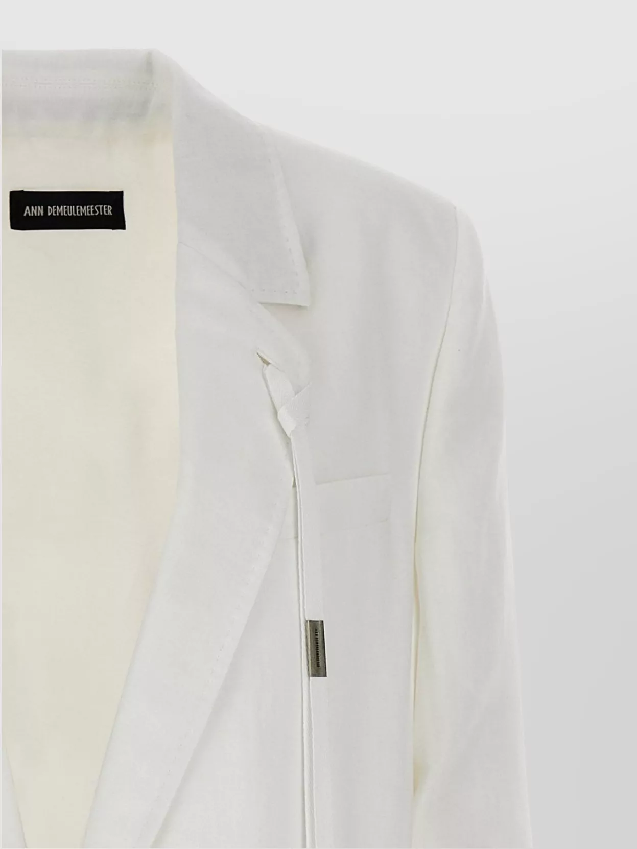 Ann Demeulemeester 'Agnes' Single-Breasted Blazer Jacket With Chest Pocket