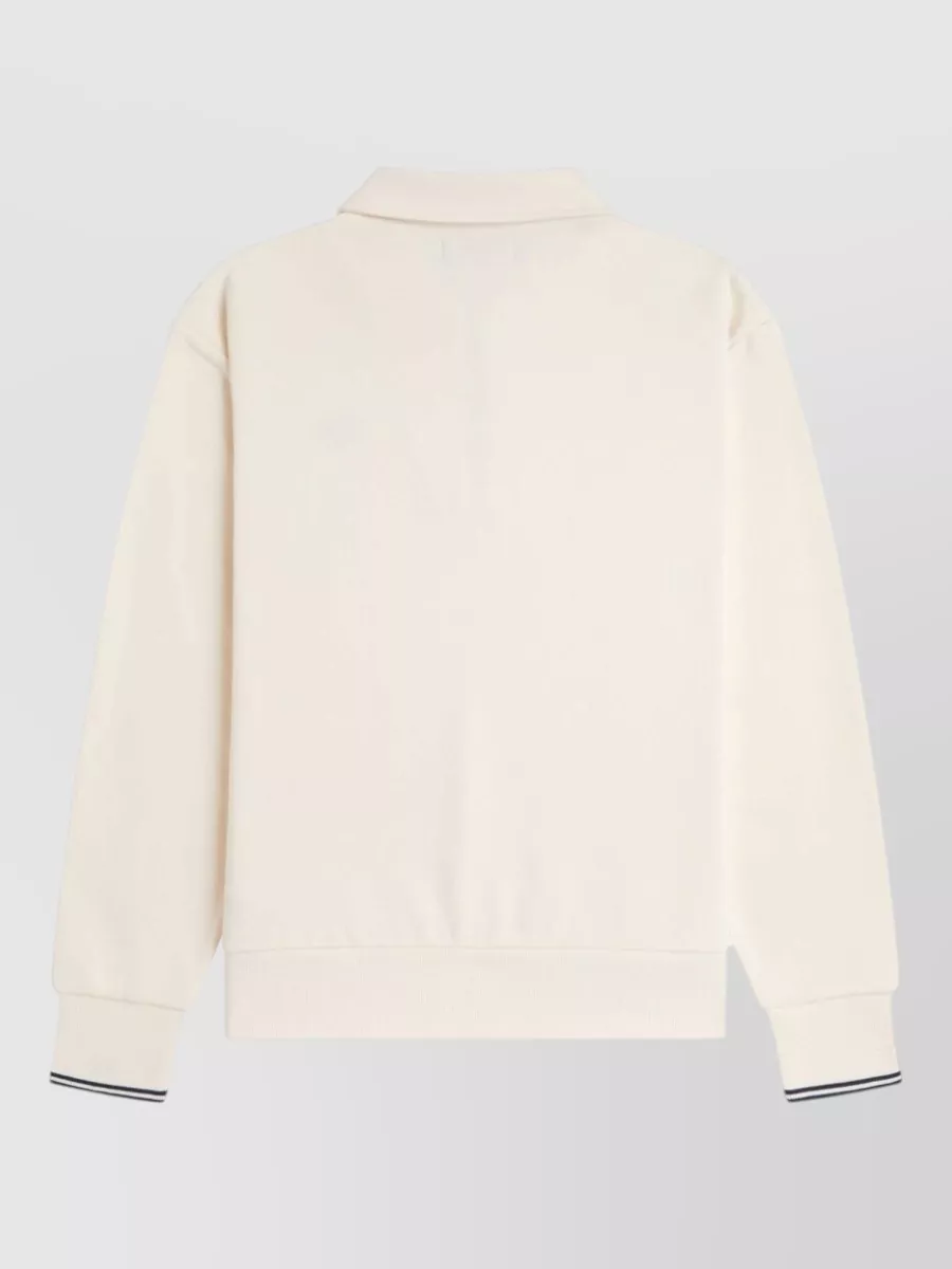 Fred Perry Cotton Zip Hoodie