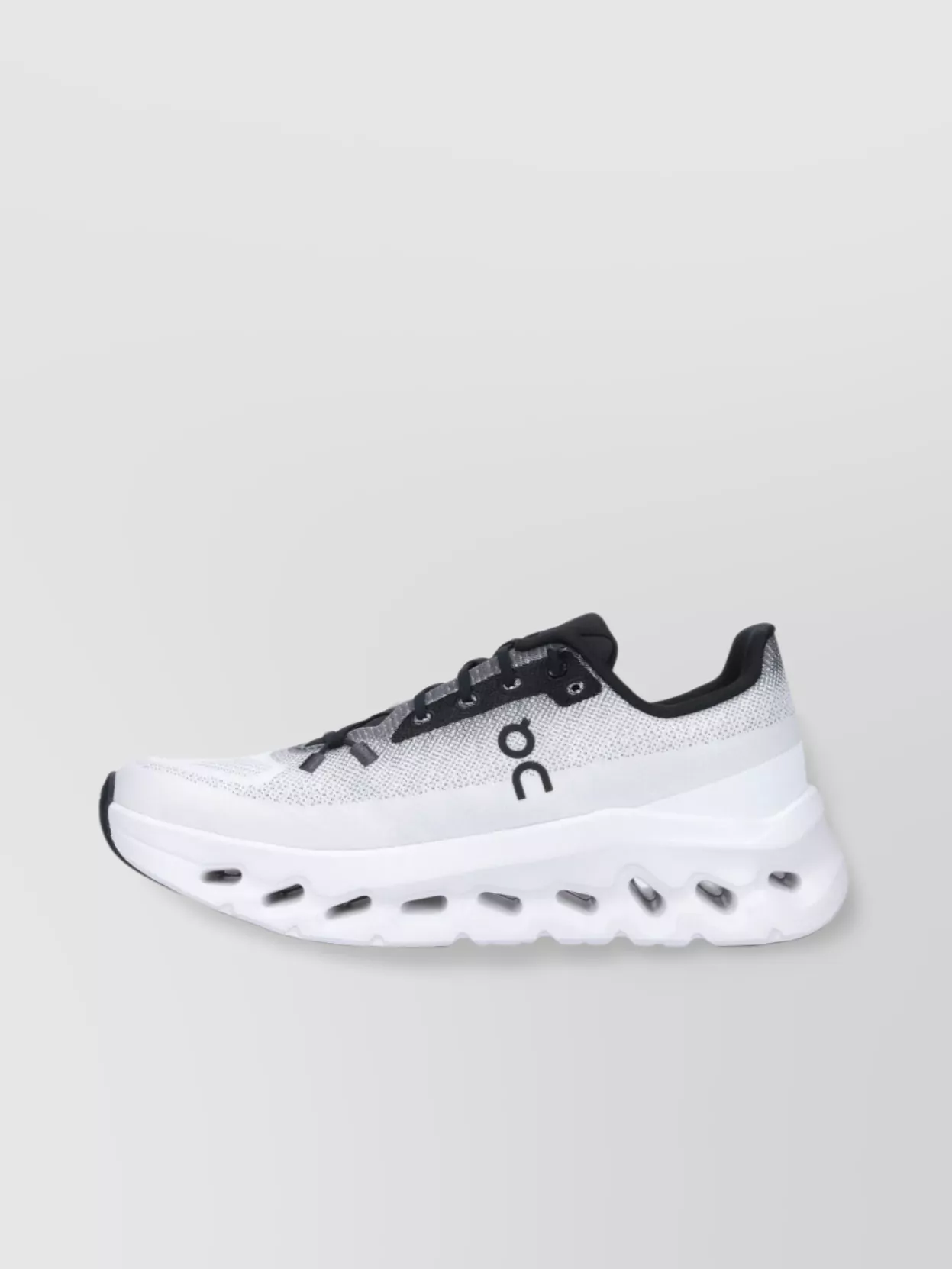 On Low Top Sneakers With Mesh Upper And Rubber Outsole