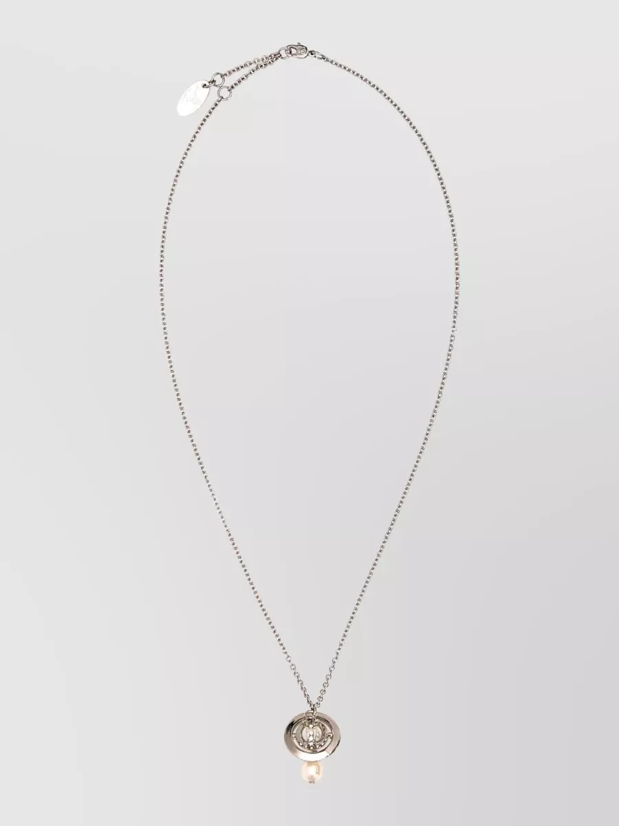 Vivienne Westwood brass orb pendant necklace