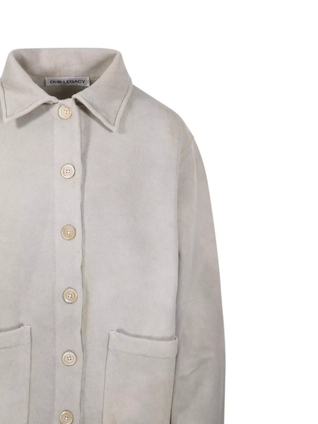 Shop Our Legacy Lodge Collared Cardigan Large Pockets