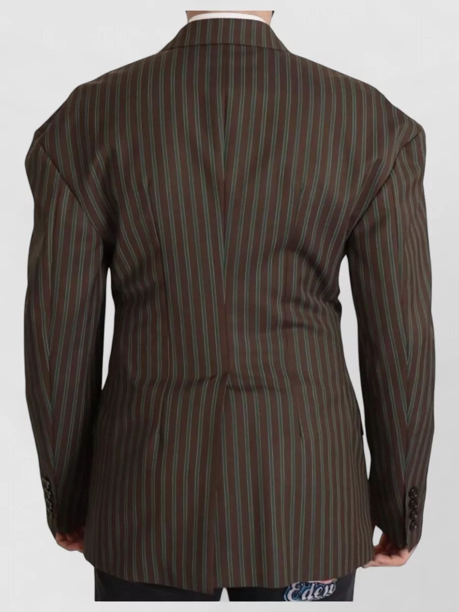 Dolce&Gabbana Striped Double-Breasted Blazer