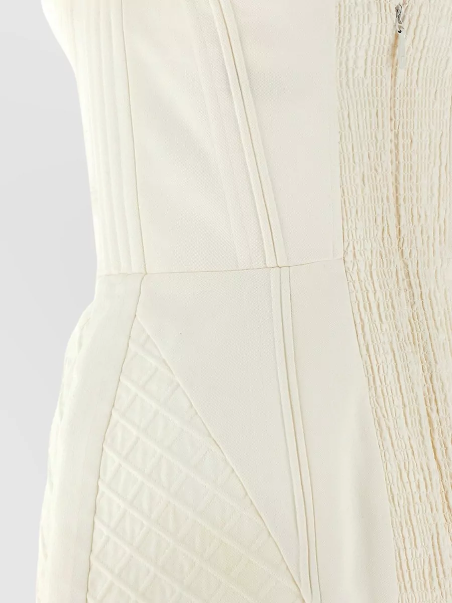 Zimmermann Cotton Quilted Off-The-Shoulder Mini Dress