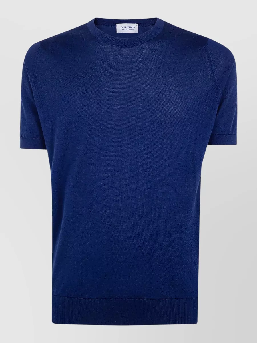 John Smedley cotton crewneck short-sleeve t-shirt