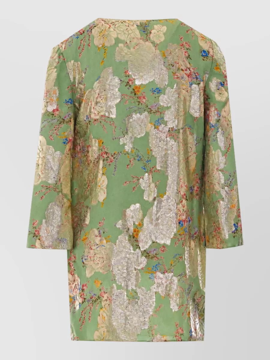 Valentino Garavani Silk Printed Mini Dress