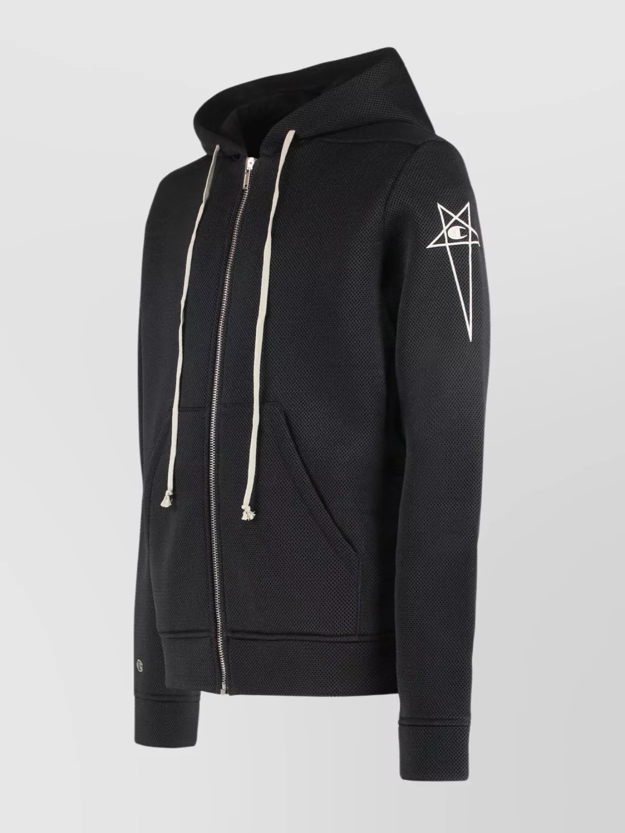 Rick Owens Jason's Full Zip Hoodie With Front Pockets