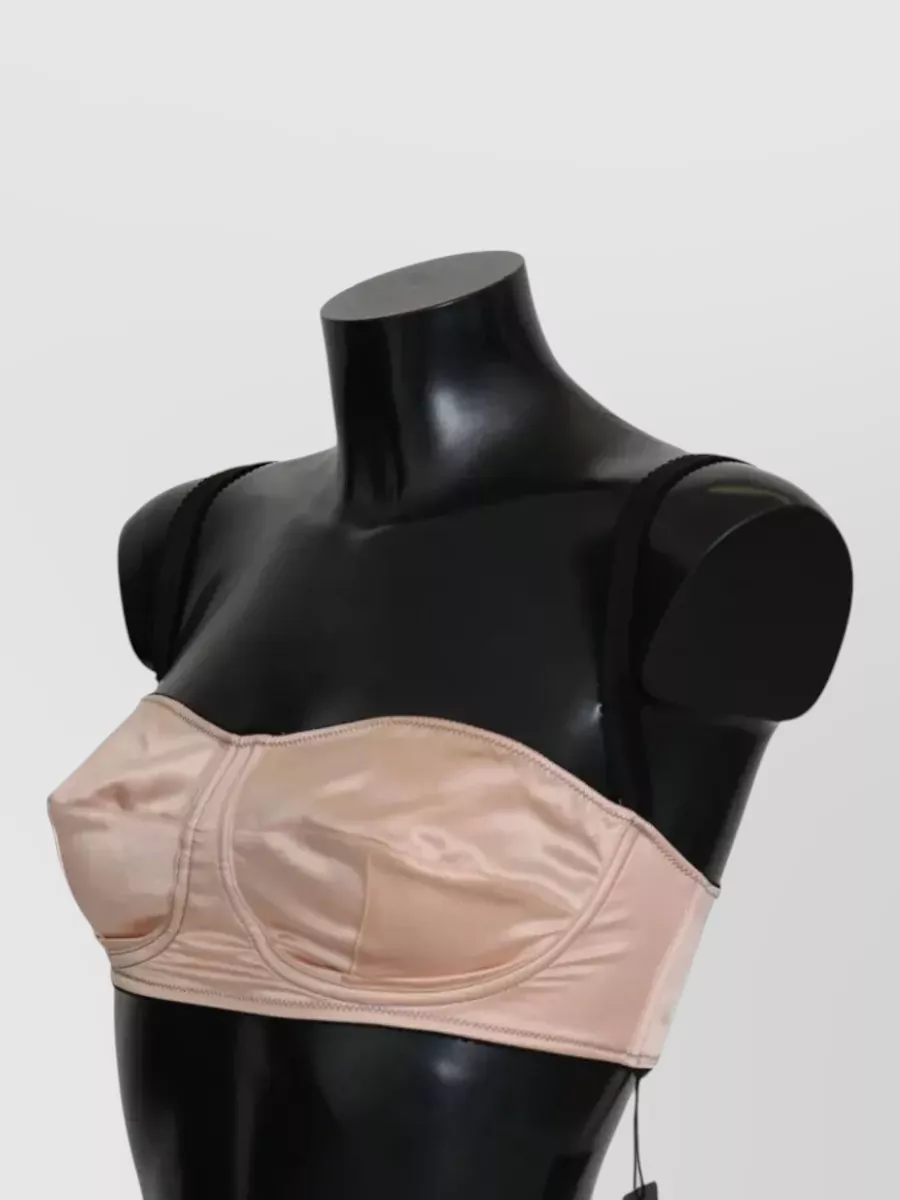 Dolce&Gabbana Silk Balconette Bra