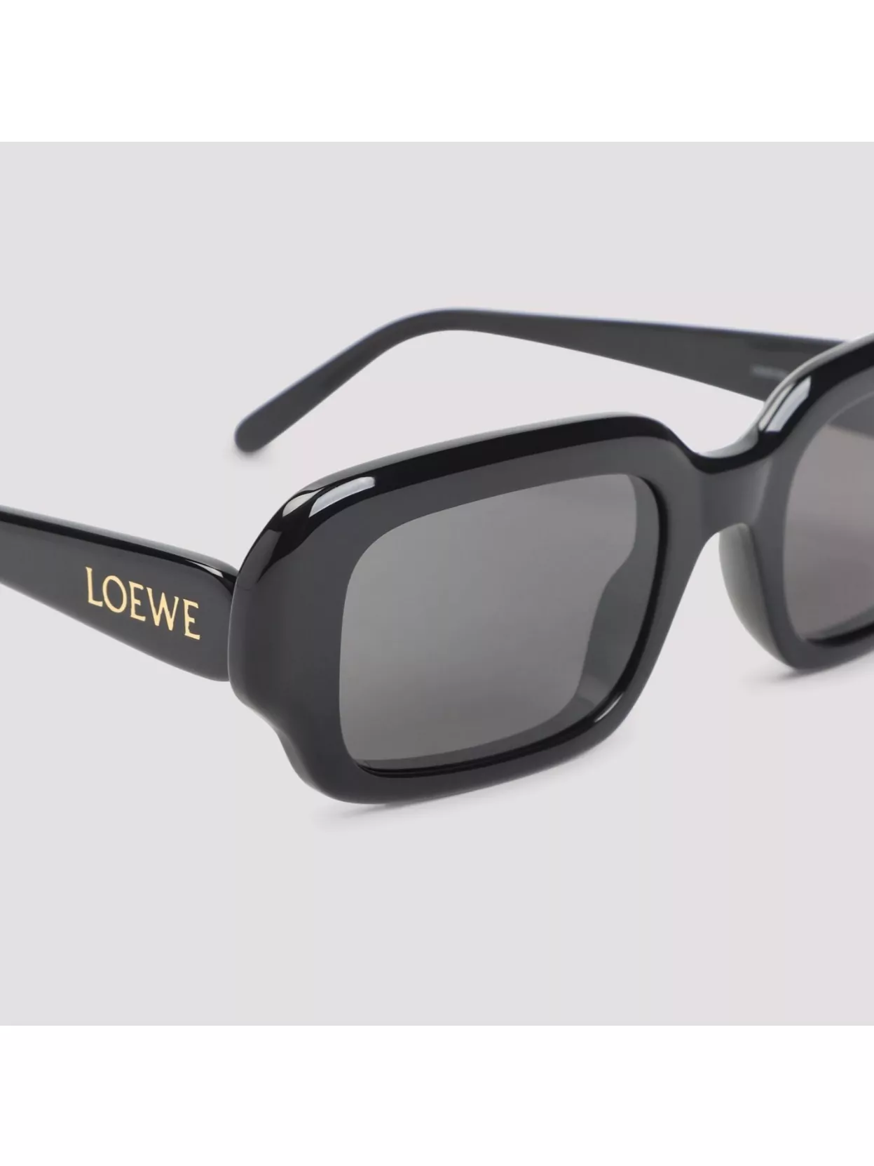 Loewe Rectangular Frame Sunglasses Golden Logo