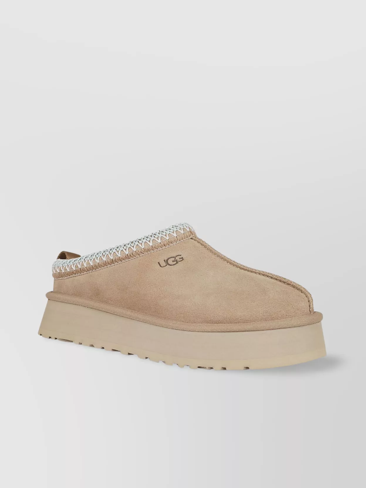 Ugg Tazz Platform Mules Knit Collar