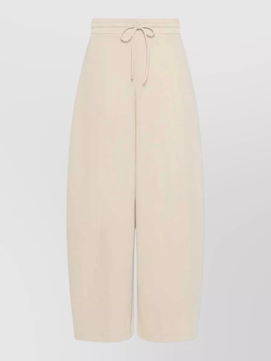 Max Mara Technical jersey barrel-leg trousers