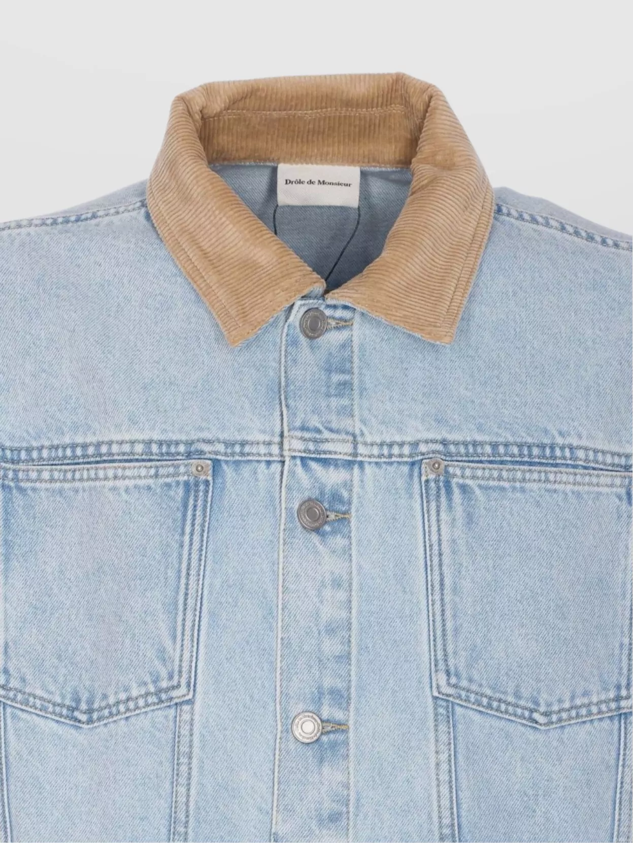 Drôle De Monsieur Jacket With Regular Collar And Pockets