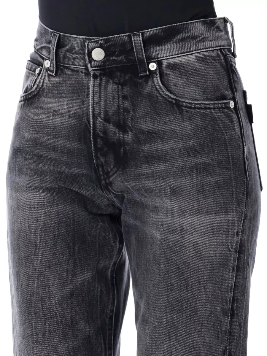 Haikure Cotton High-Rise Wide-Leg Jeans