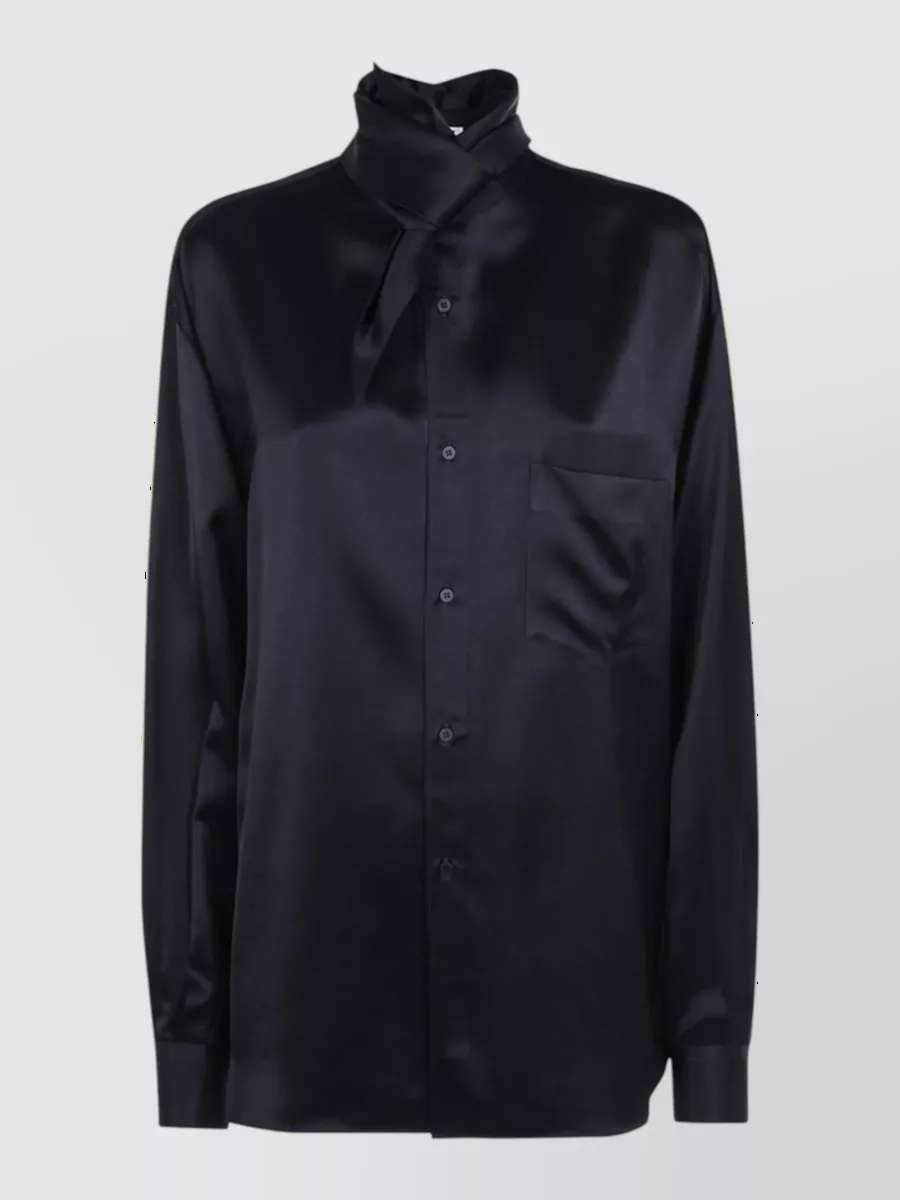 Darkpark silk satin shirt