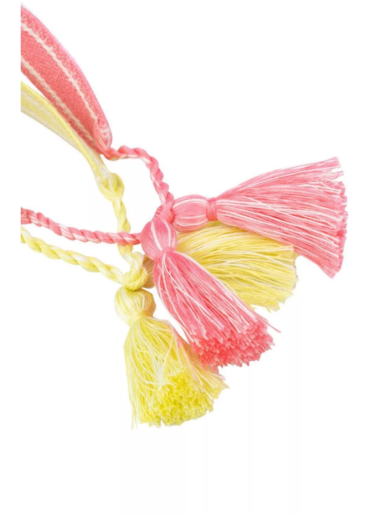 Christian Dior Adjustable Two-Tone Bracelets Tassel Detail