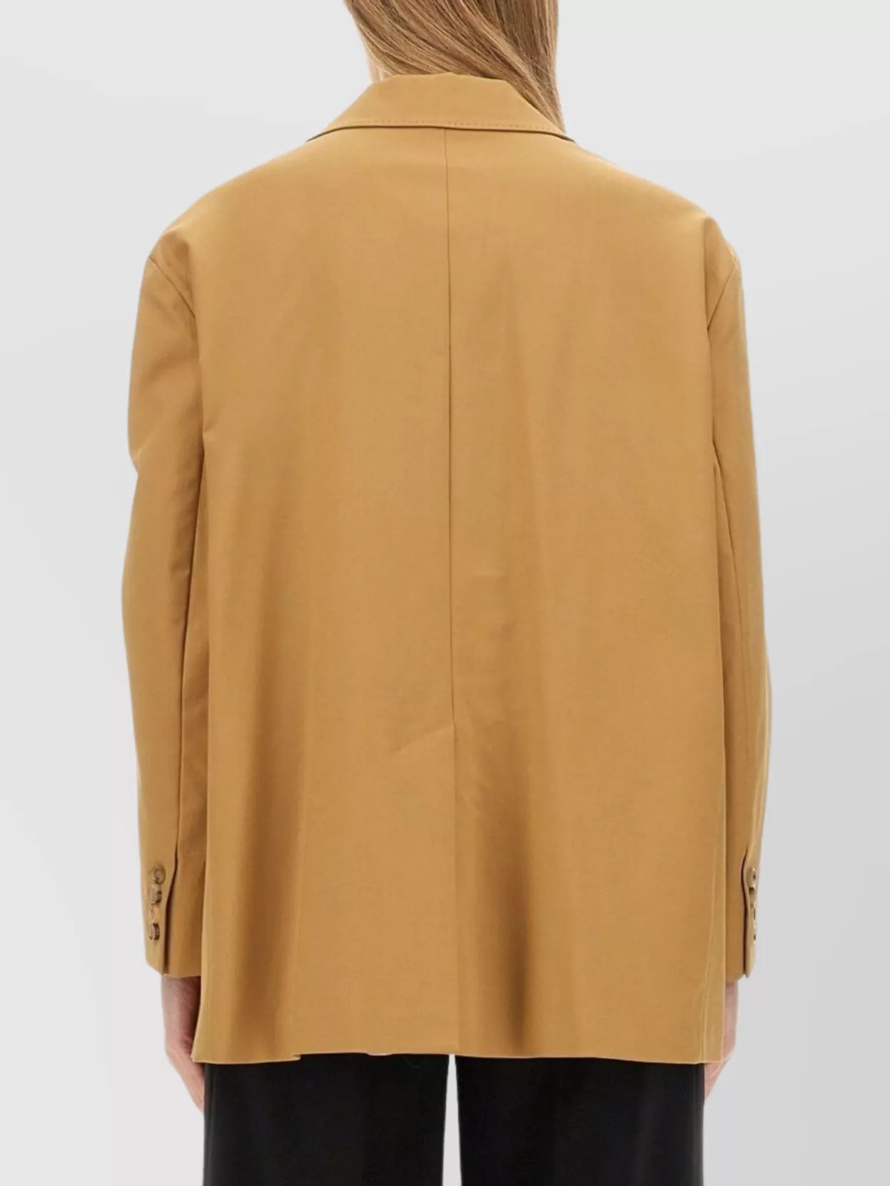 Max Mara Regular Fit Jacket Notched Lapel Design