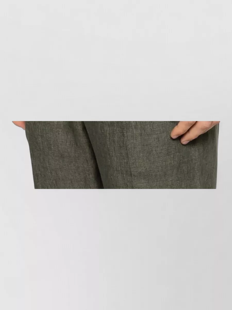 Zegna Linen Short-Sleeve Cuban-Collar Shirt