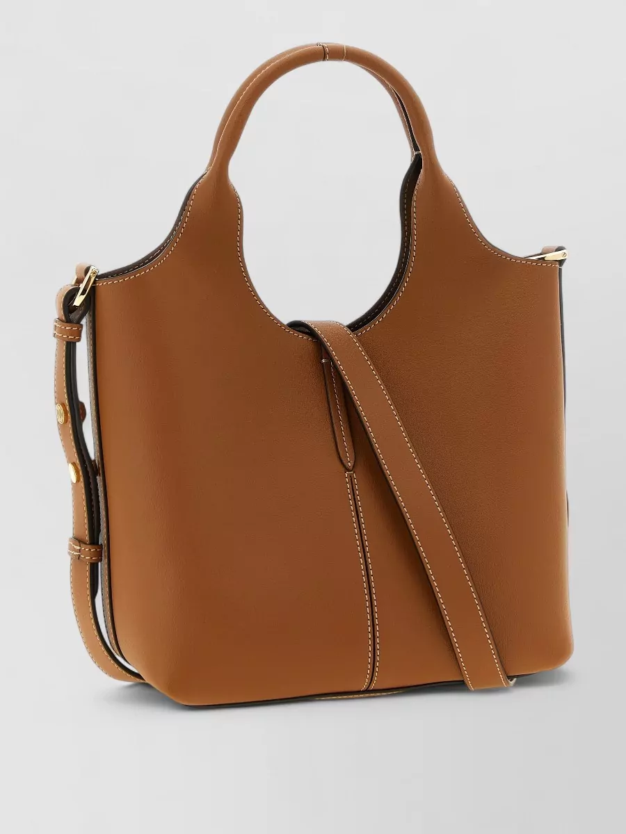 Tod's Bucket Mini Leather Bucket Bag