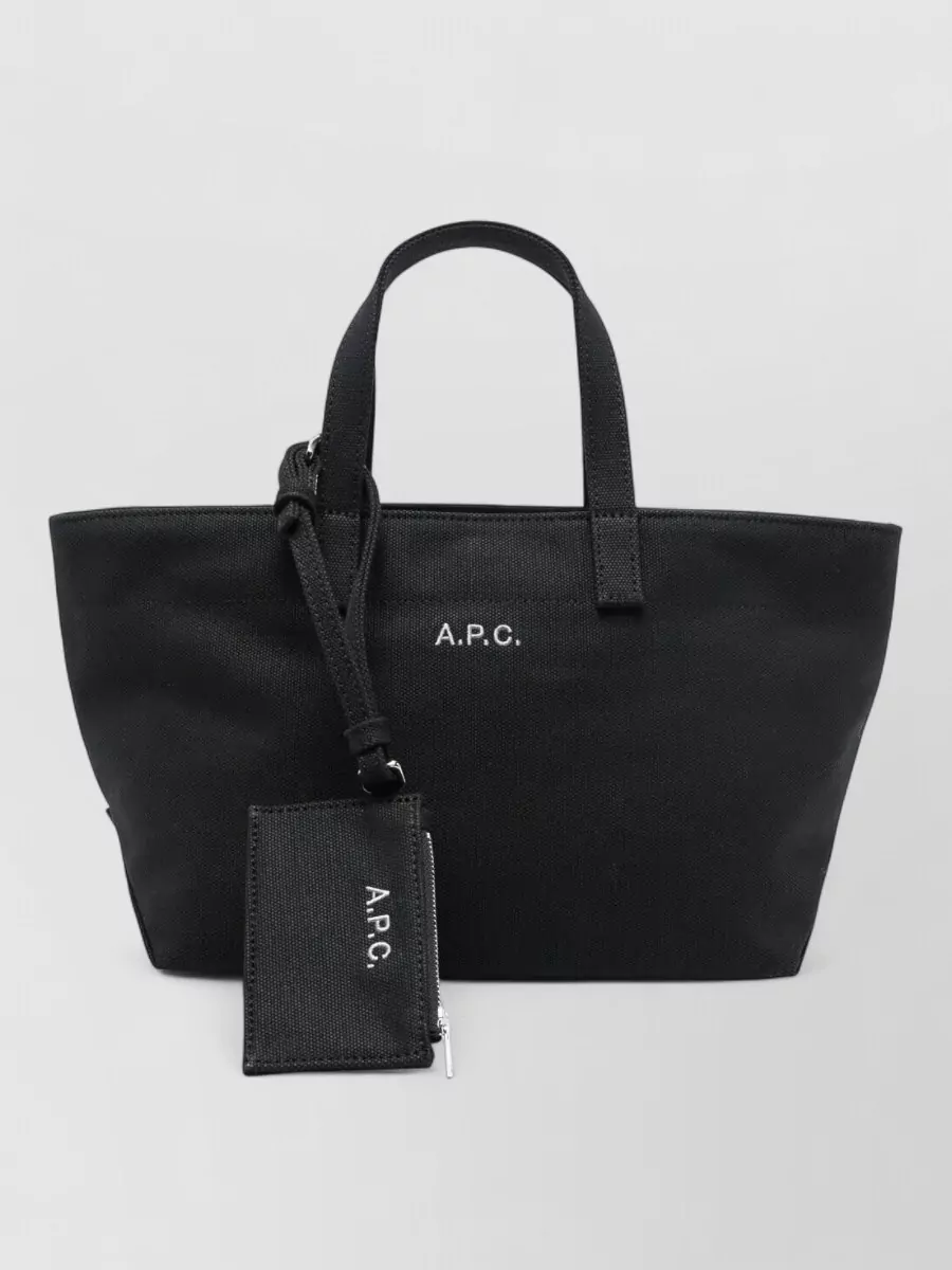 A.P.C. Drummer small canvas shoulder bag