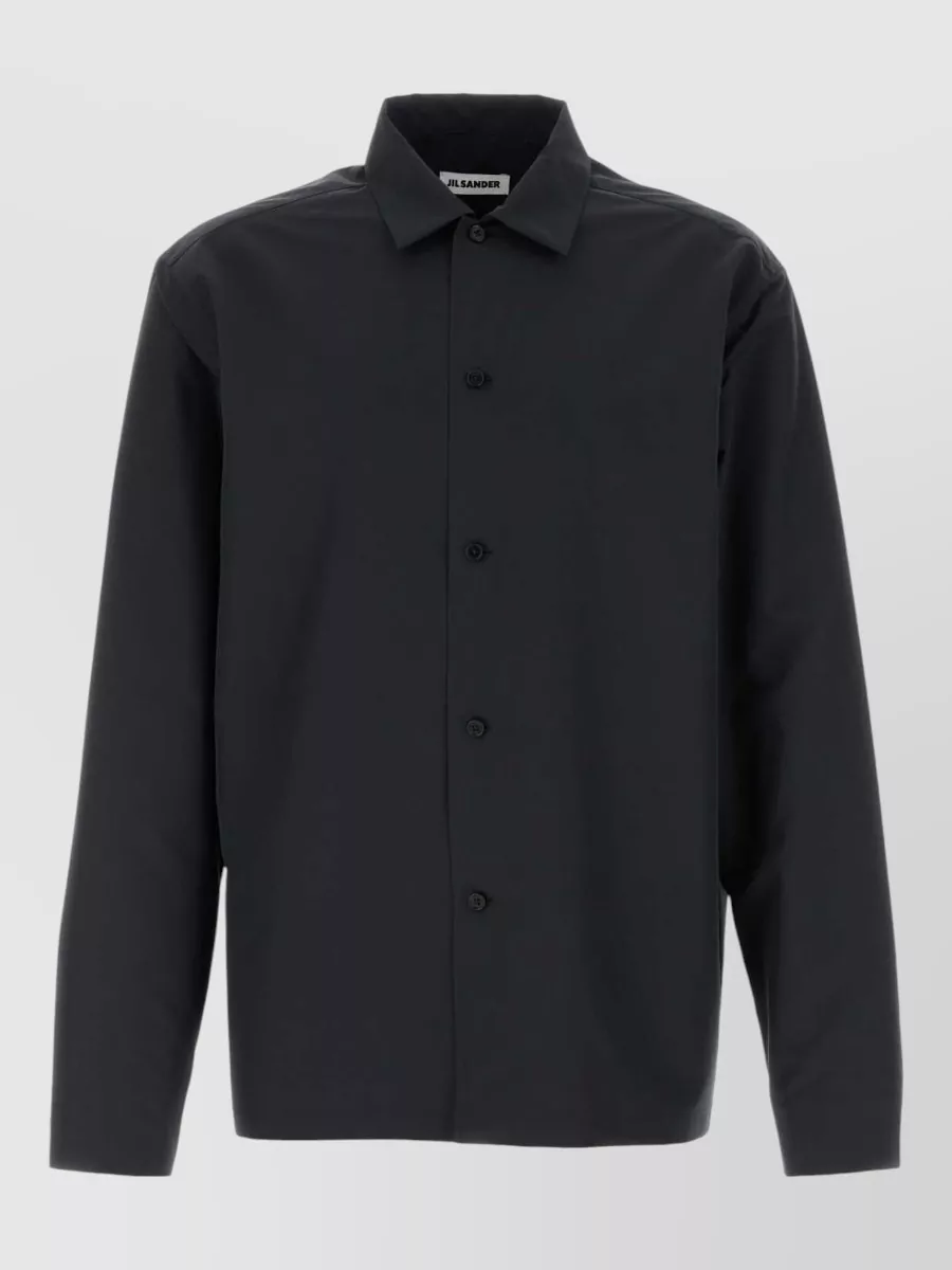 Jil Sander black shirt jacket