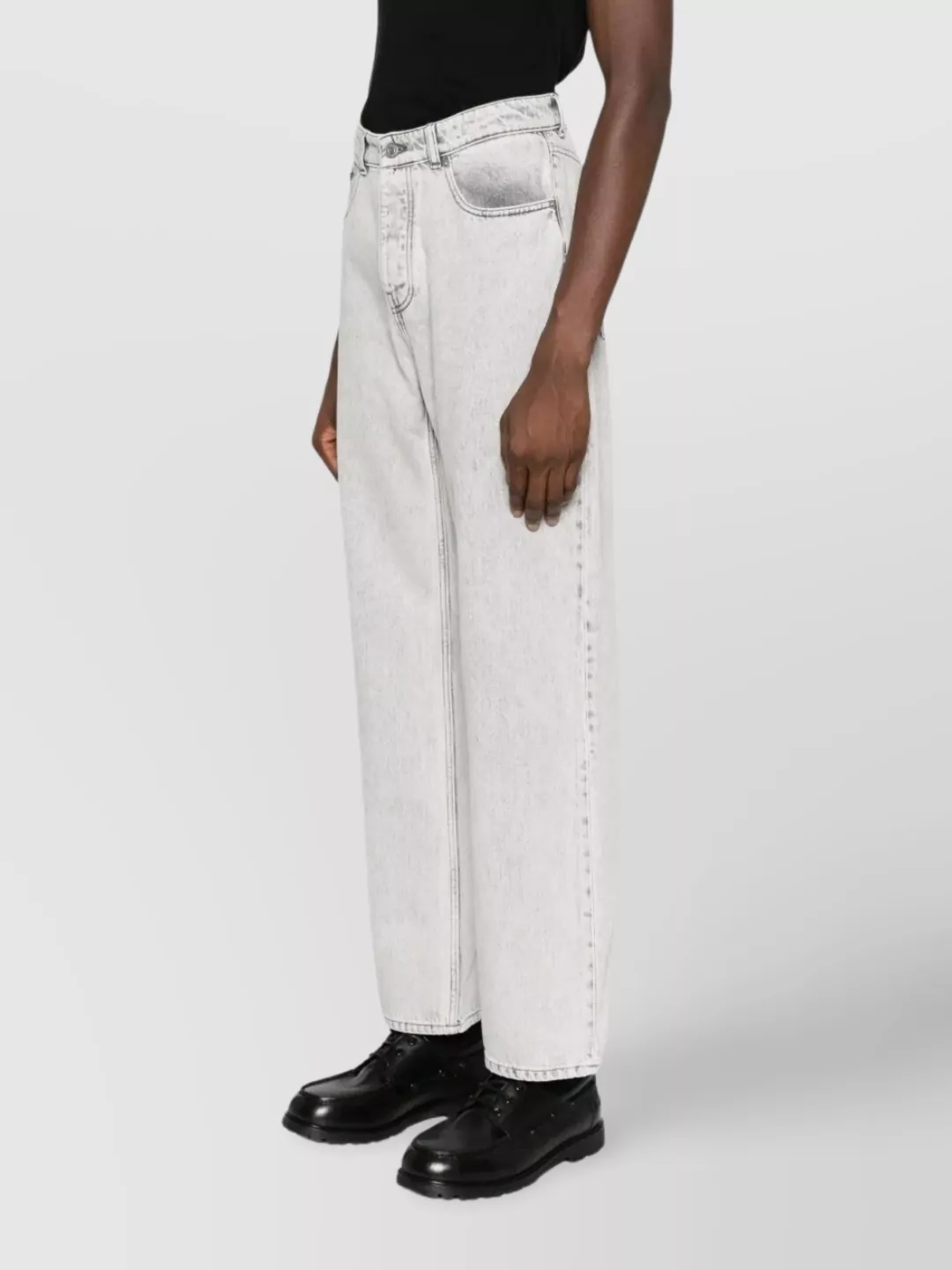 Drôle De Monsieur Straight Leg Trousers Five-Pocket Design