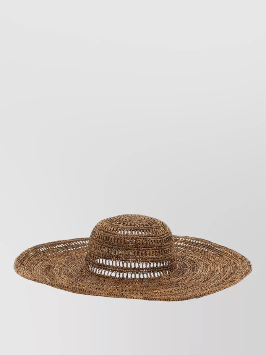 Ibeliv Raffia Wide Brim Sun Hat