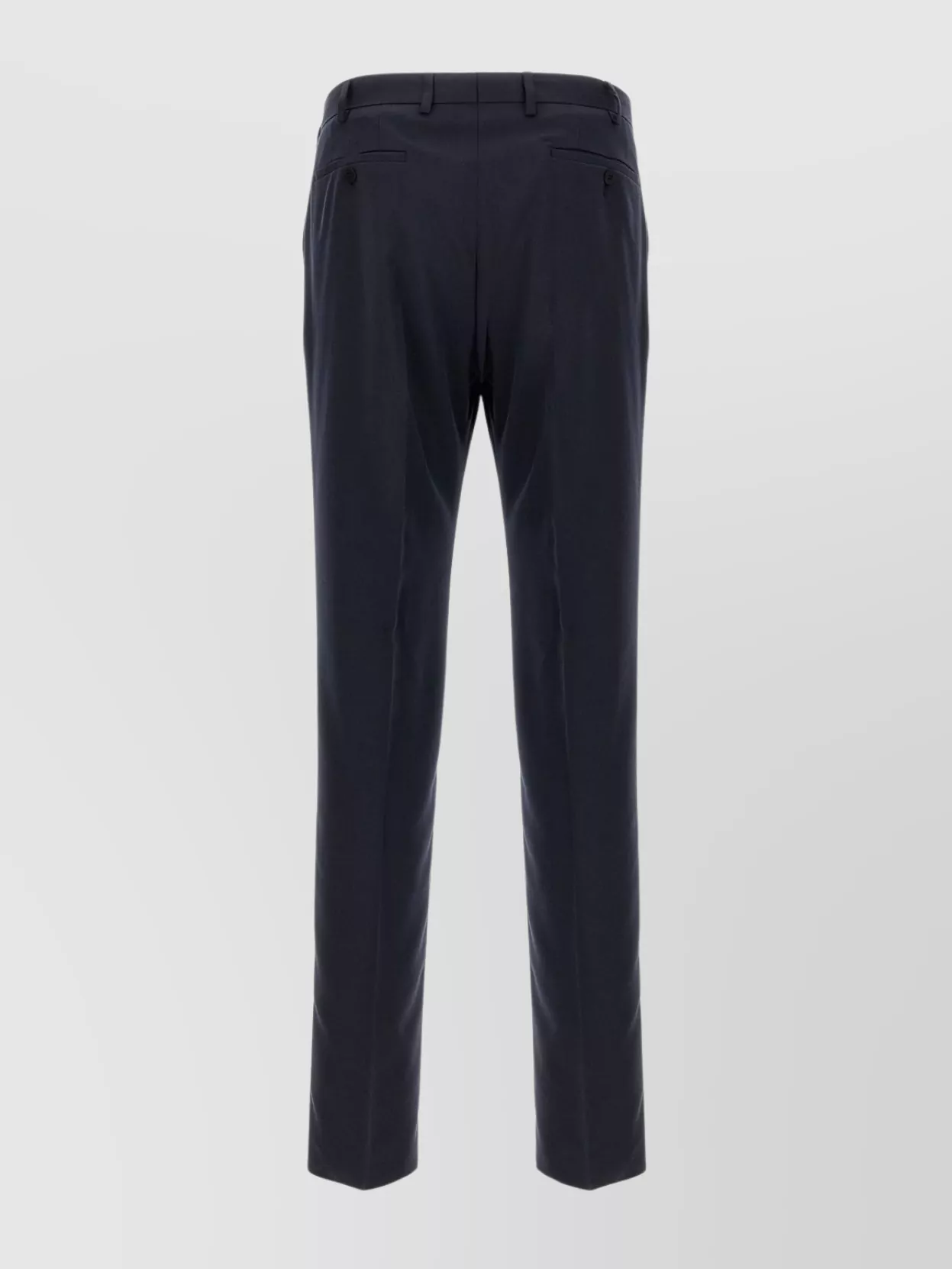 Pal Zileri Wool Trousers With Back Pockets And Belt Loops