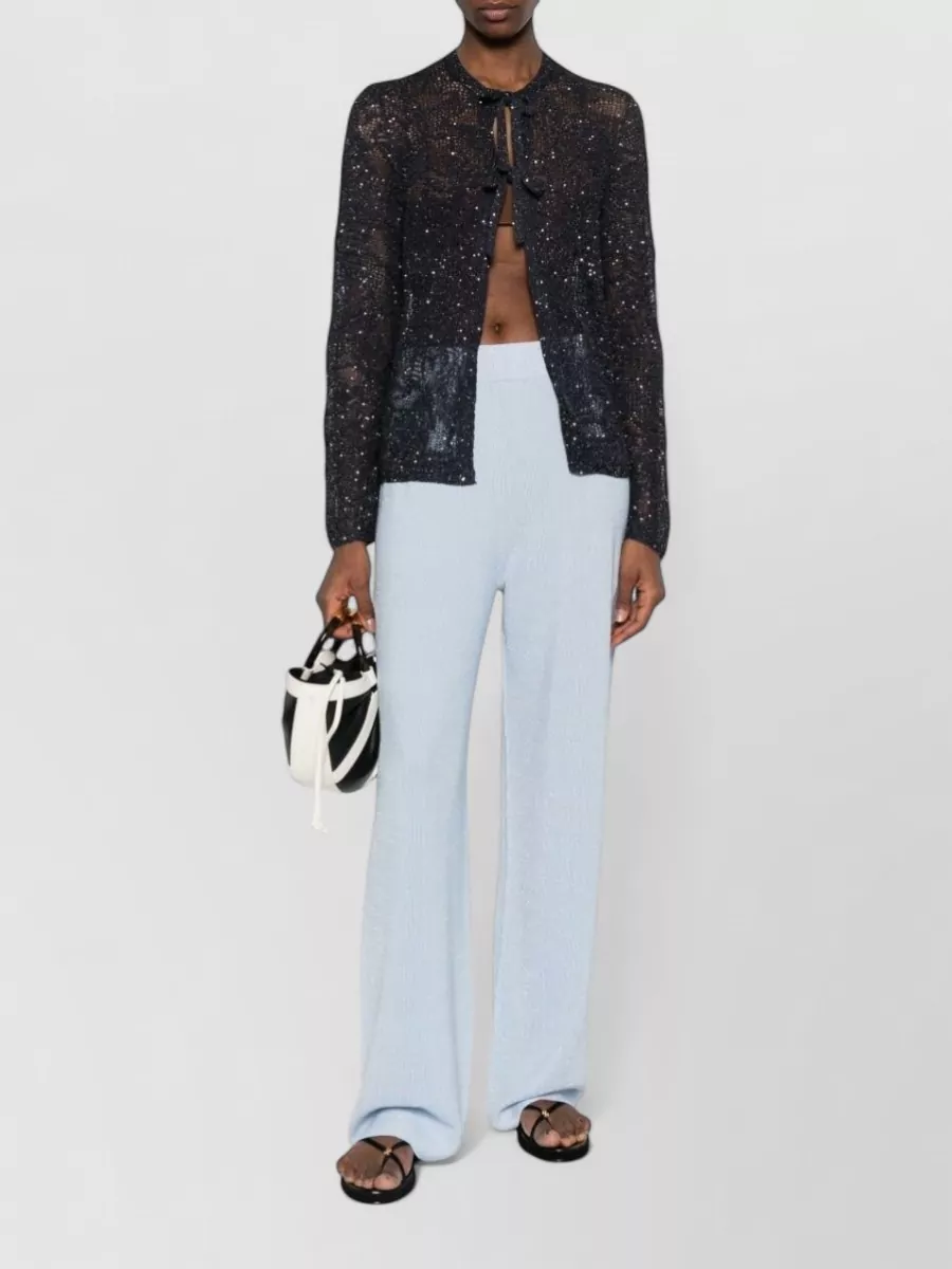 Fabiana Filippi Wide-leg knitted trousers