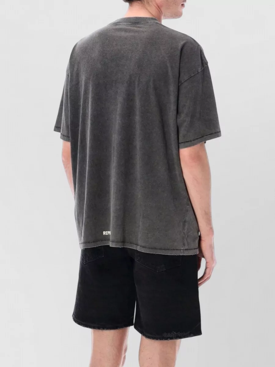 Represent Ribbed Oversized Short-Sleeve T-Shirt