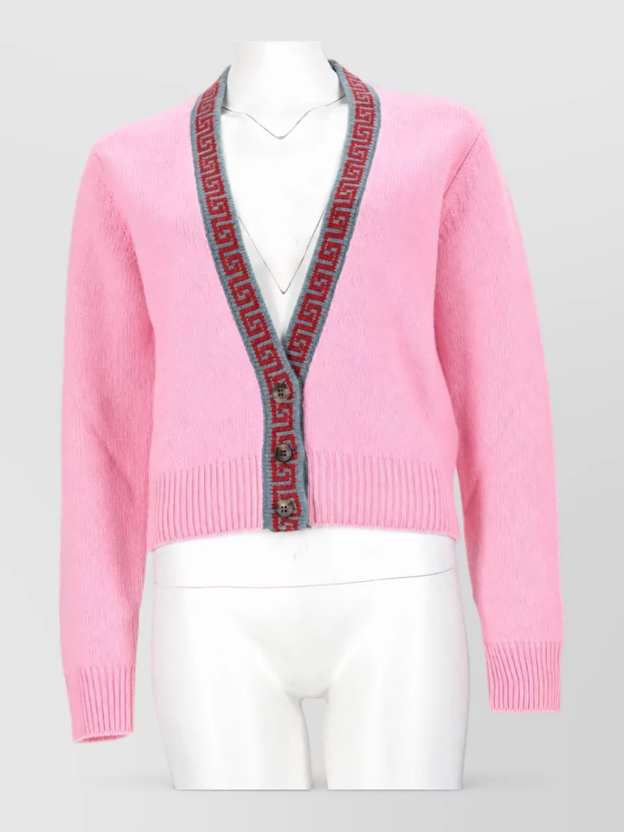 Versace cashmere virgin wool fitted jacket