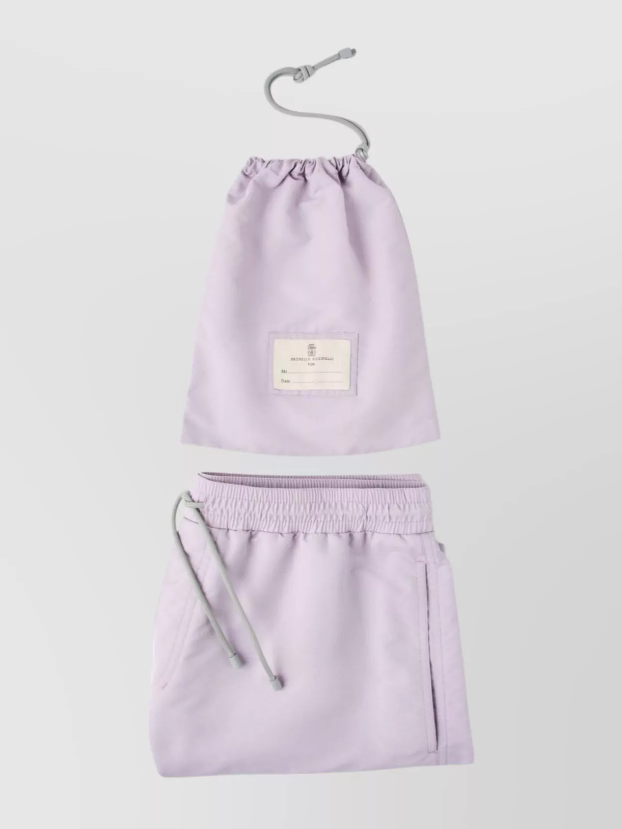 Brunello Cucinelli Swim Shorts With Slip Pockets And Rear Patch Pocket