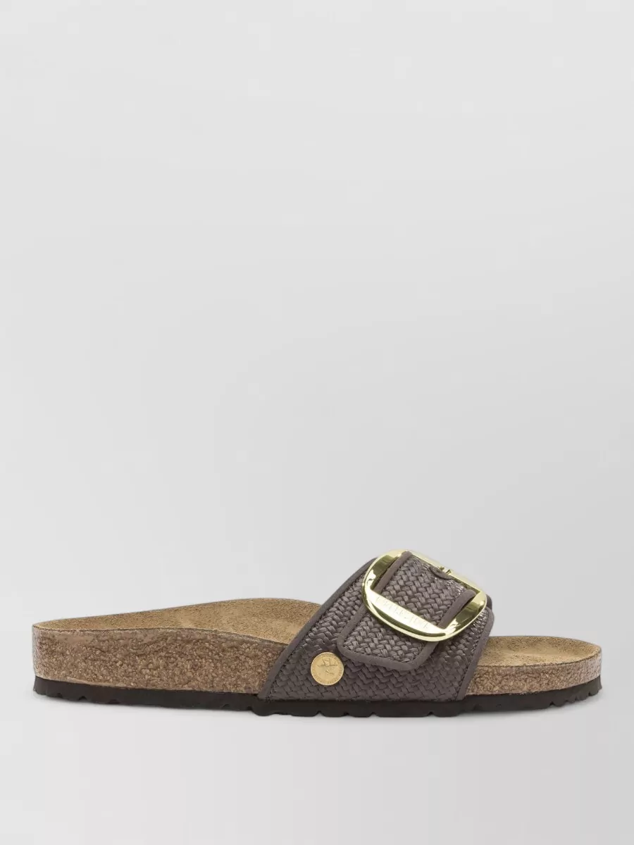 Birkenstock raffia slides