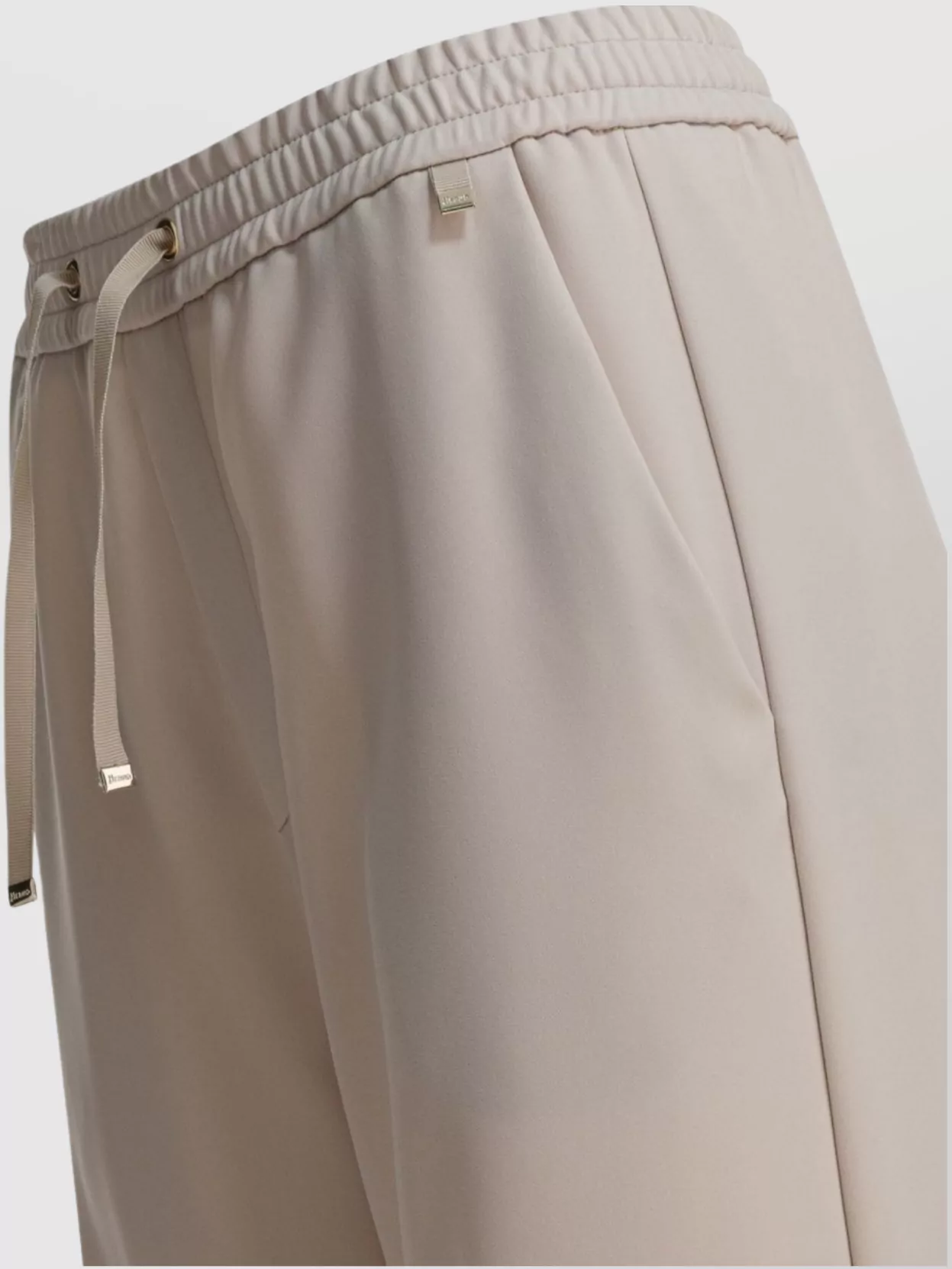 Herno Trousers Featuring Elastic Waistband And Side Pockets