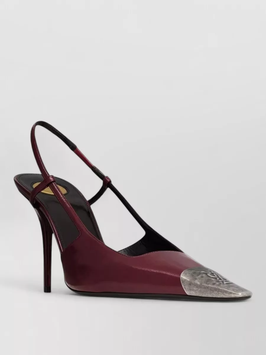 Saint Laurent leather slingback pumps