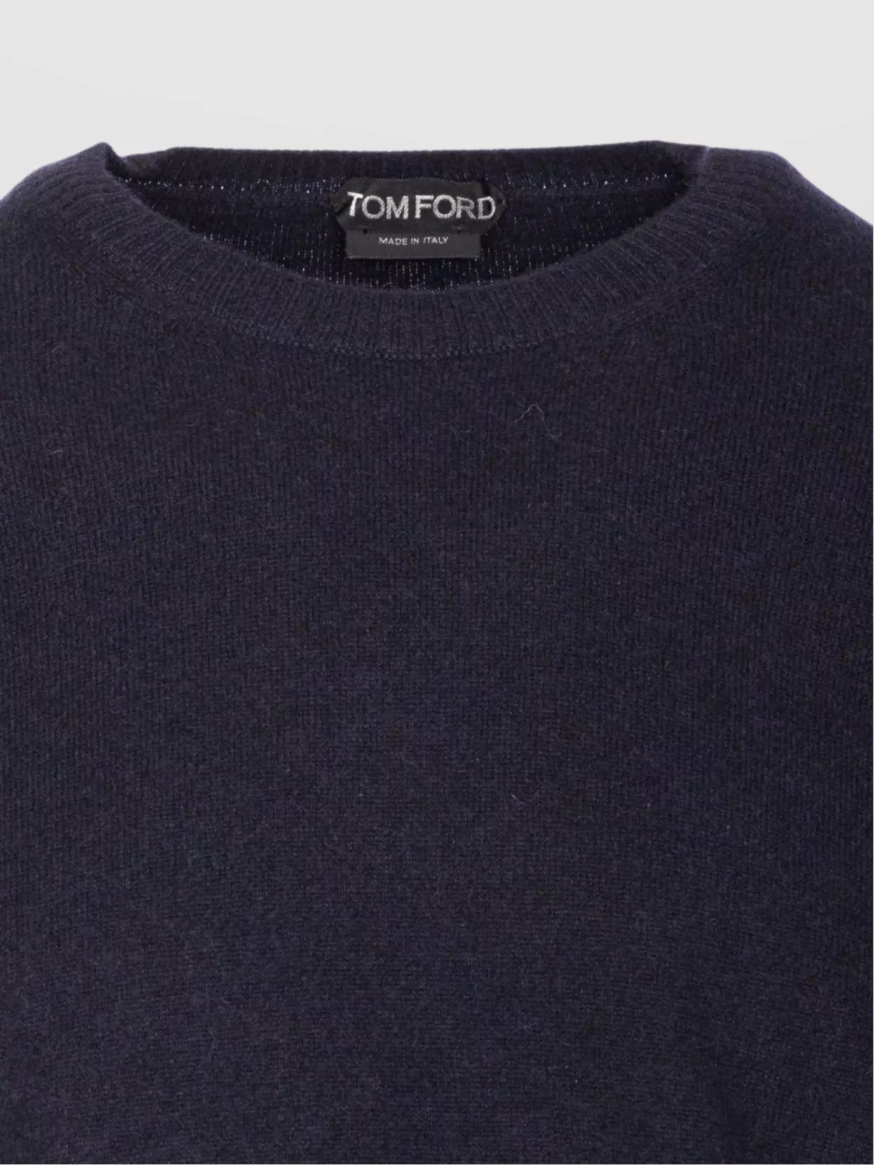 Tom Ford Crew Neck Sweater Ribbed Cuffs