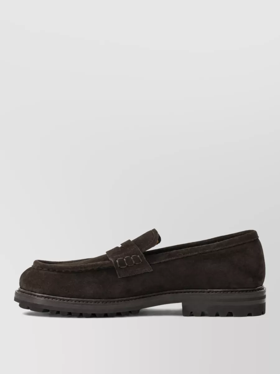 Henderson Baracco Suede Leather Loafers