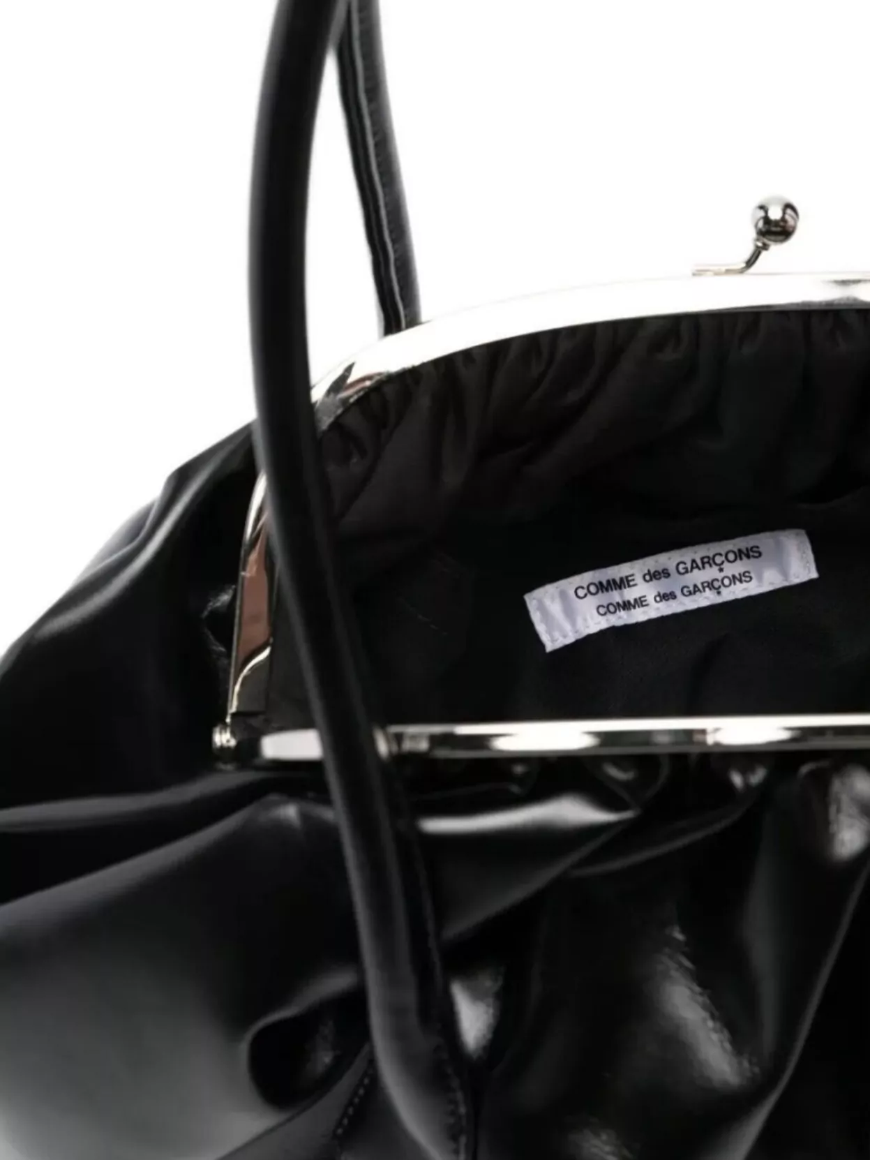 Comme Des Garçons Stylish Shoulder Bag Featuring Dual Handles