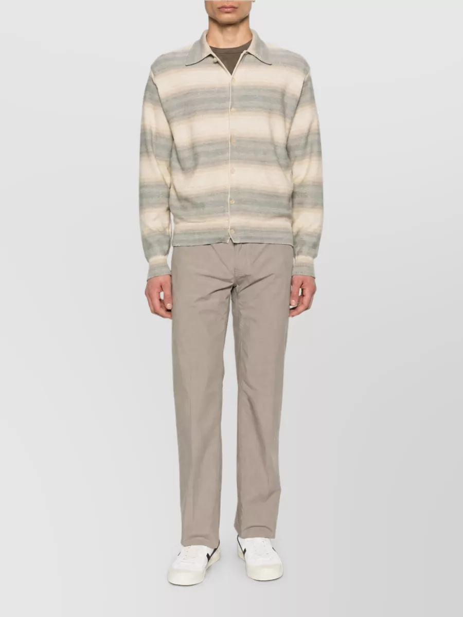 Emporio Armani Cotton Straight-Leg Trousers