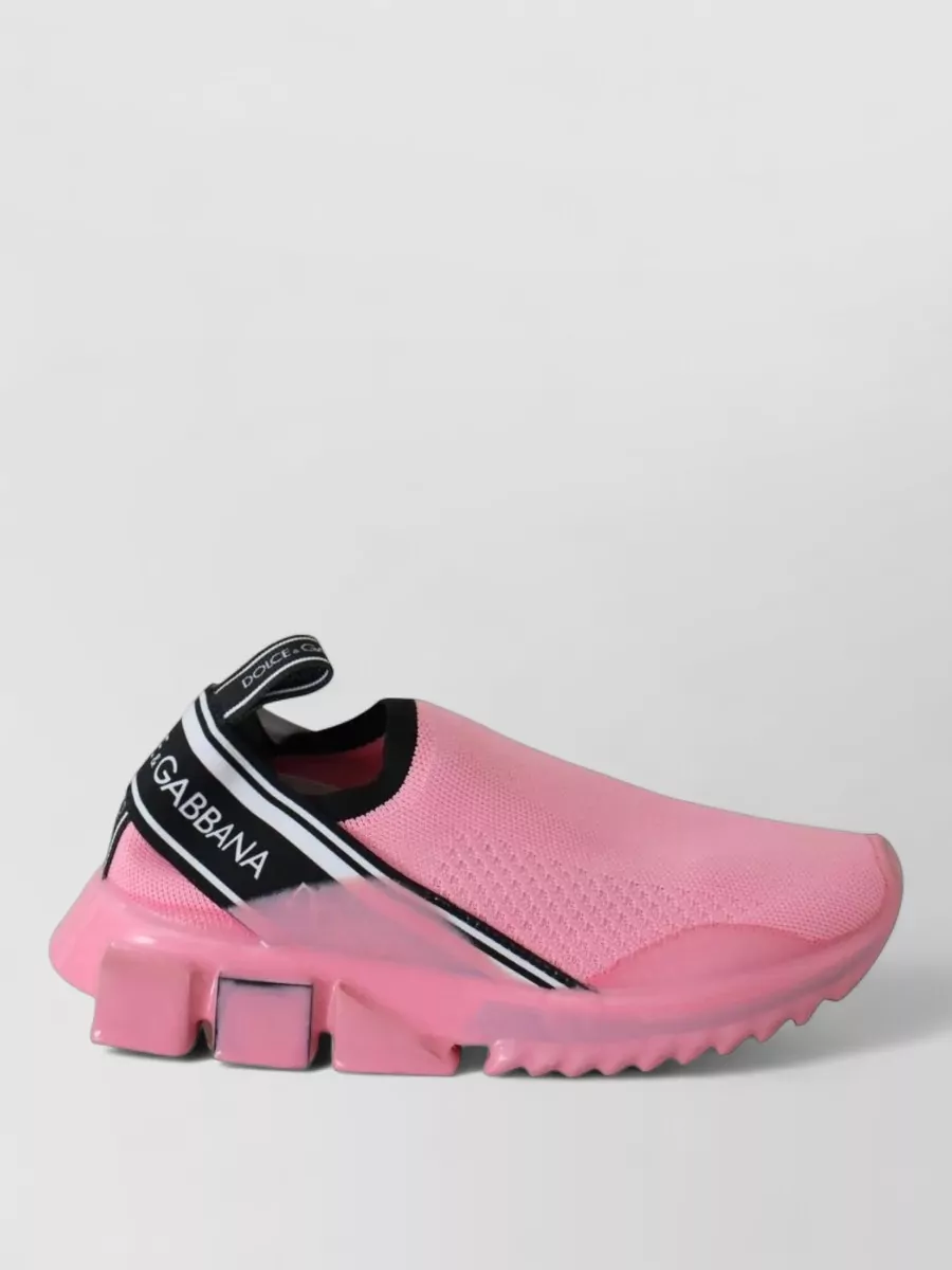 Dolce&Gabbana Knitted Slip-On Low-Top Sneakers