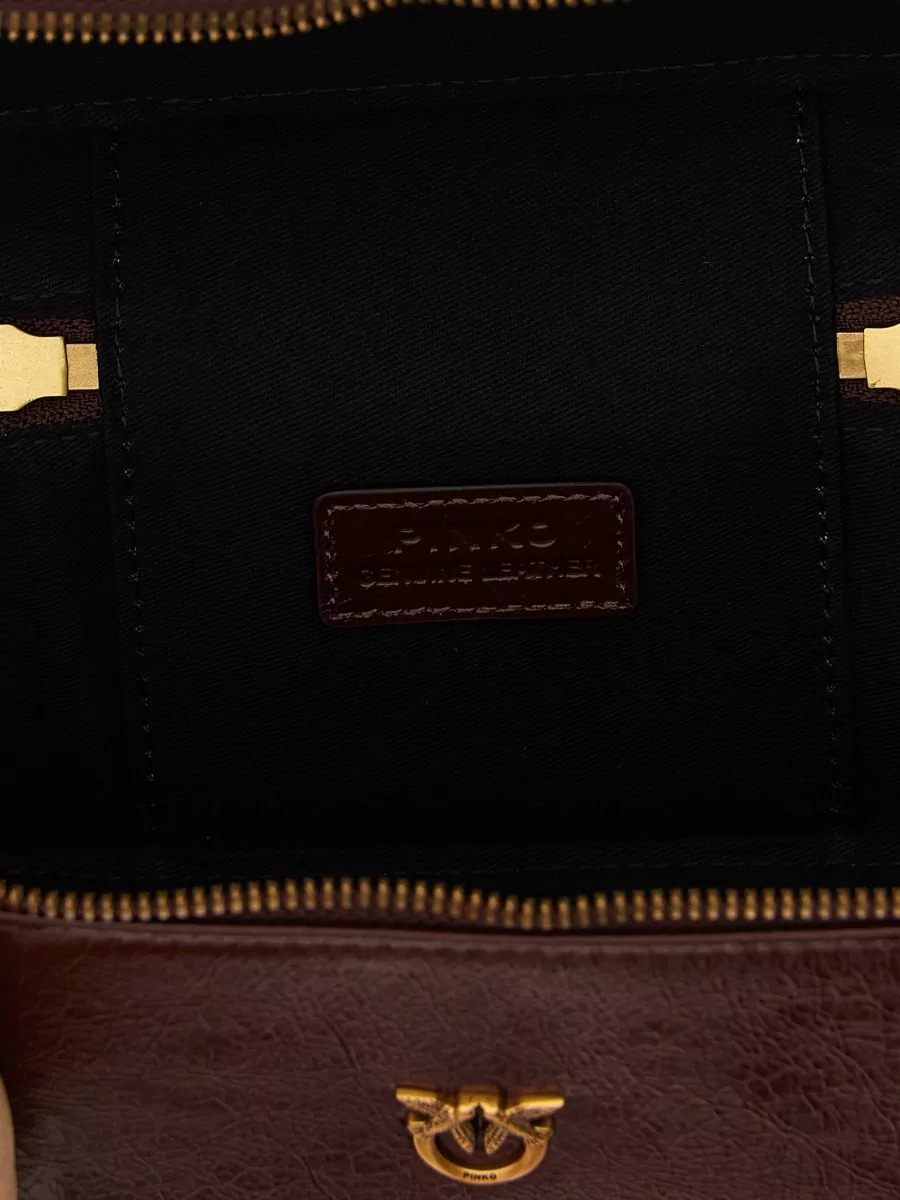 Pinko Mini Calfskin Clutch Bag