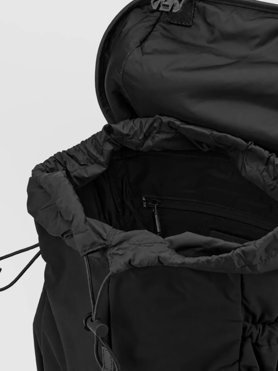 Moncler Grenoble Leather Trimmed Backpack