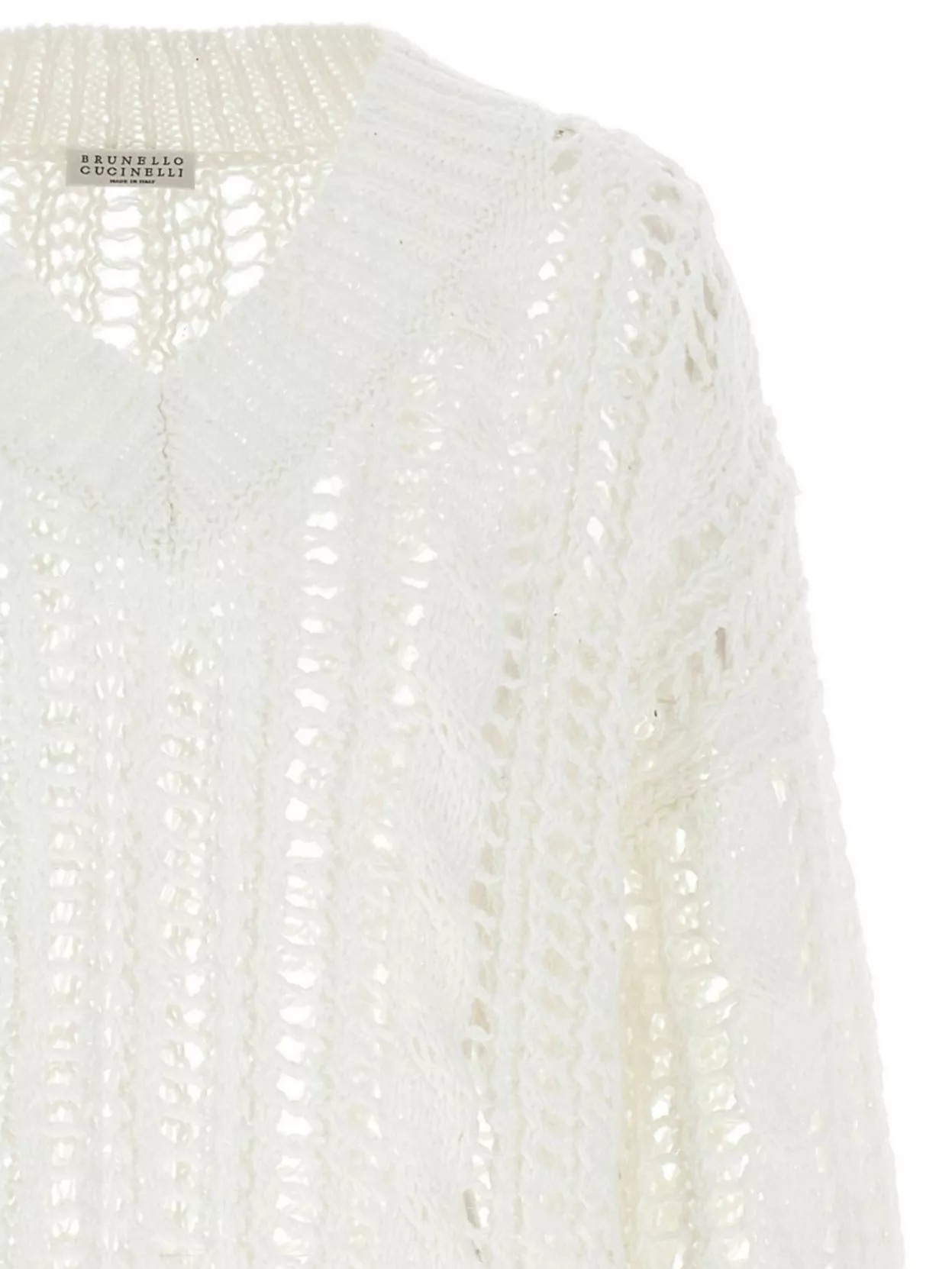 Brunello Cucinelli Crochet Sweater Sweaters And Cardigans