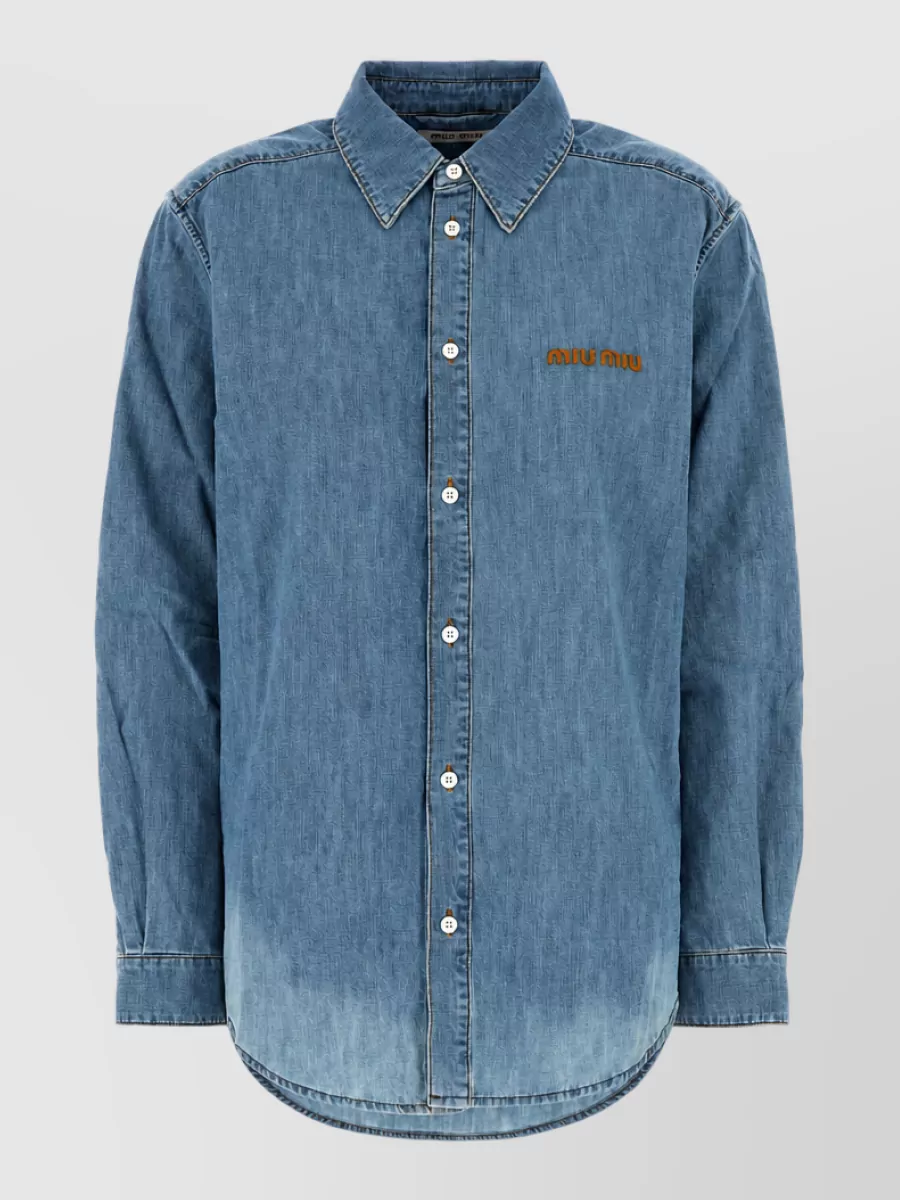 Miu Miu Chambray denim shirt