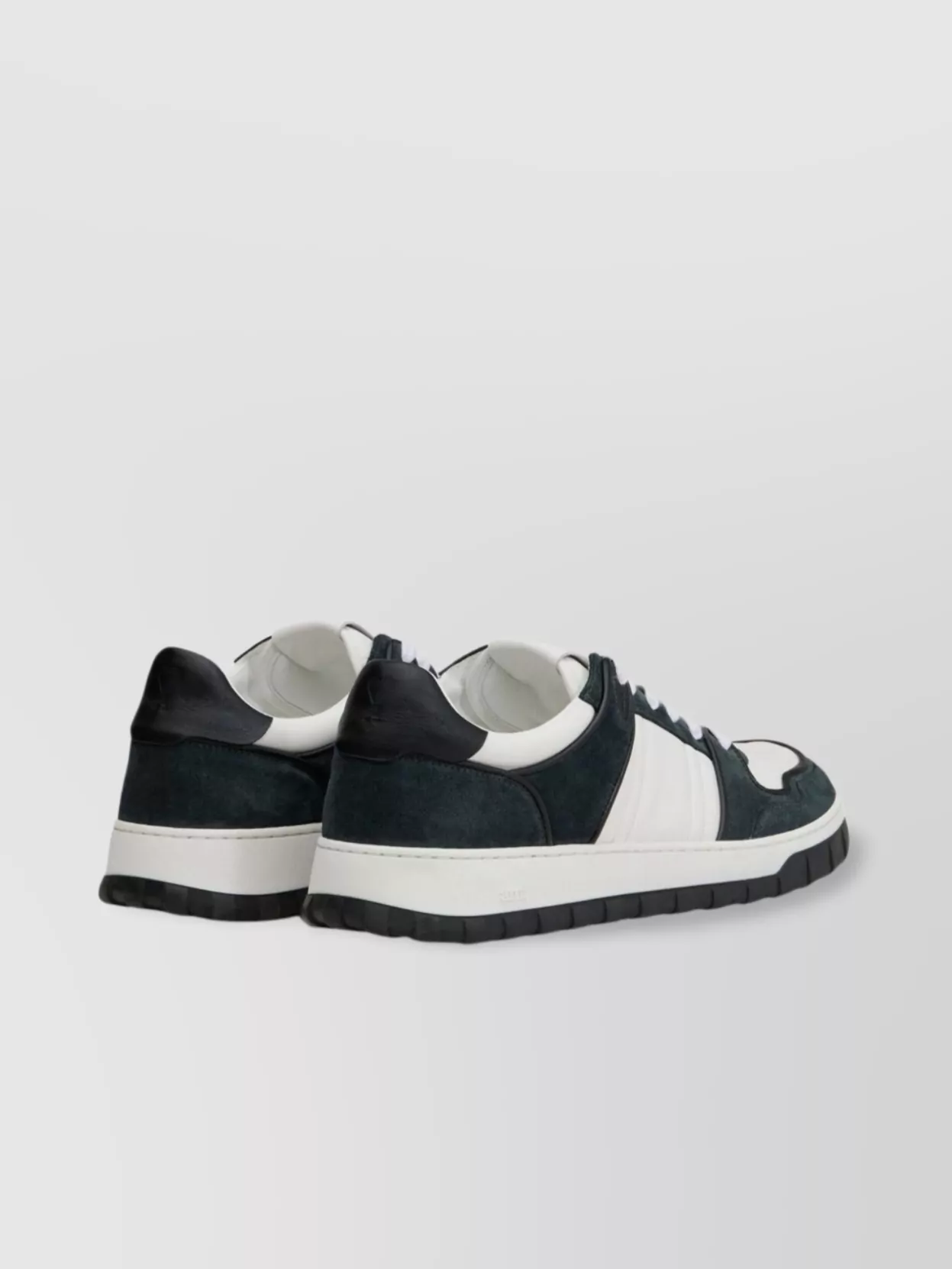 Ami Paris Panel Lace Perforated Sneaker Rubber