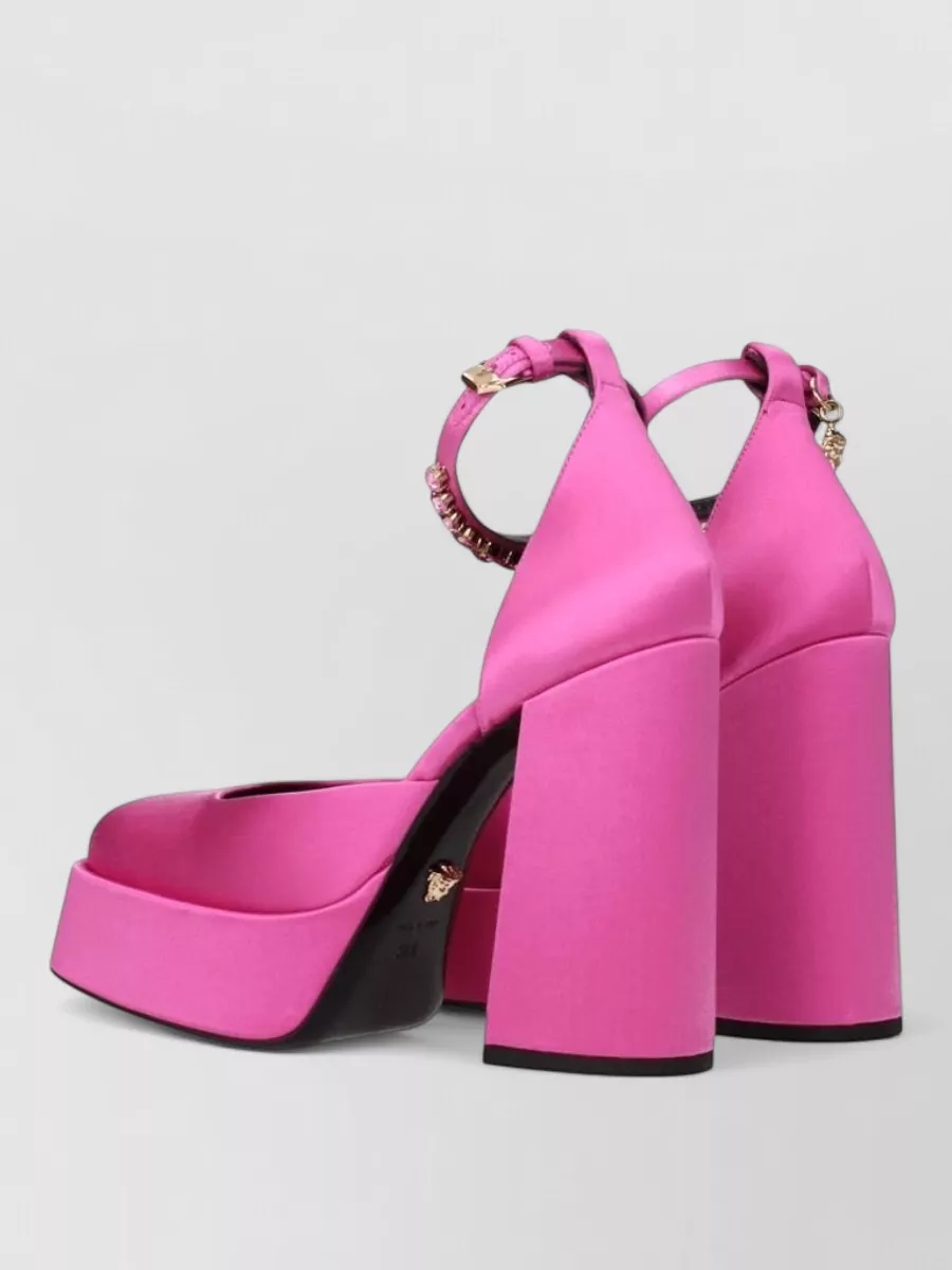 Versace Satin Platform Sandals