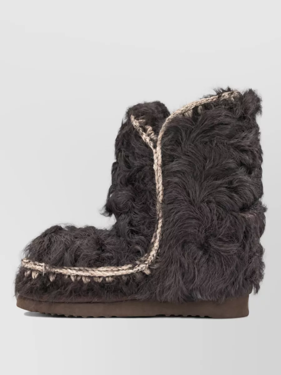 Mou Lamb Fur Slippers